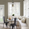 Walcott Light Grey Stitched Trellis Wallpaper - Image 3