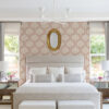 Zaria Apricot Topiary Wallpaper - Image 2