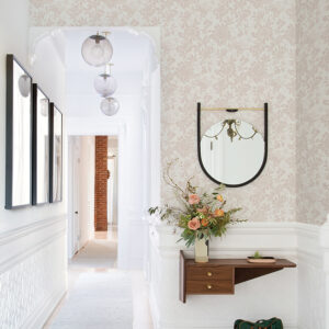 Helen Mauve Floral Trail Wallpaper