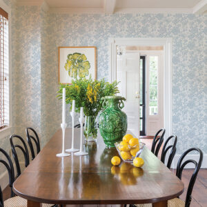 Helen Light Blue Floral Trail Wallpaper