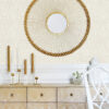 Scout Light Grey Floral Ogee Wallpaper - Image 3
