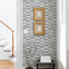 Braden Grey Tile Wallpaper - Image 2