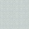 Glynn Sky Blue Chevron Wallpaper