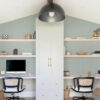 Glynn Sky Blue Chevron Wallpaper - Image 2