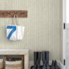 Simon Beige Woven Texture Wallpaper - Image 3