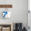 Simon Light Grey Woven Texture Wallpaper - Image 3