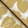 Augusta Butter Flock Damask Wallpaper - Image 3