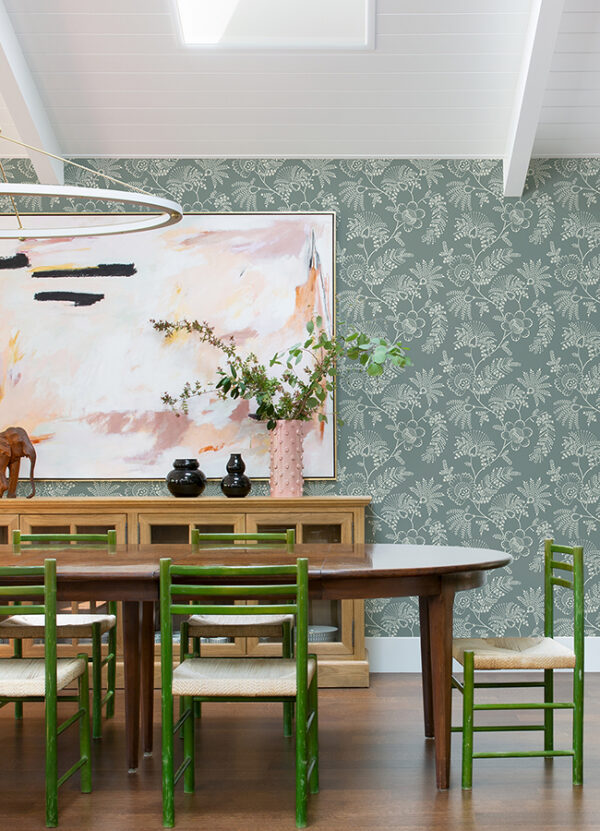 0086930 maeve sea green jacobean trail wallpaper