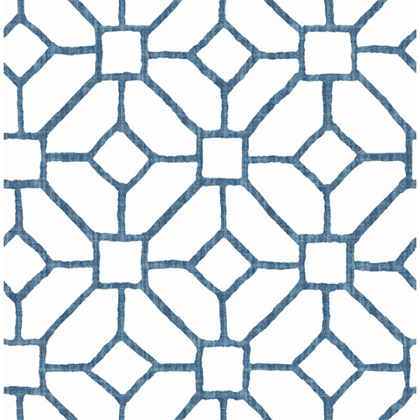 0086941 addis blue trellis wallpaper