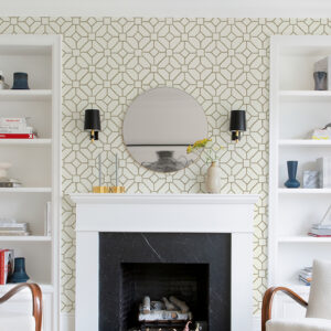 Addis Beige Trellis Wallpaper