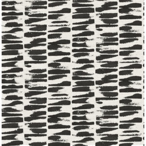 0086980 myrtle black abstract stripe wallpaper