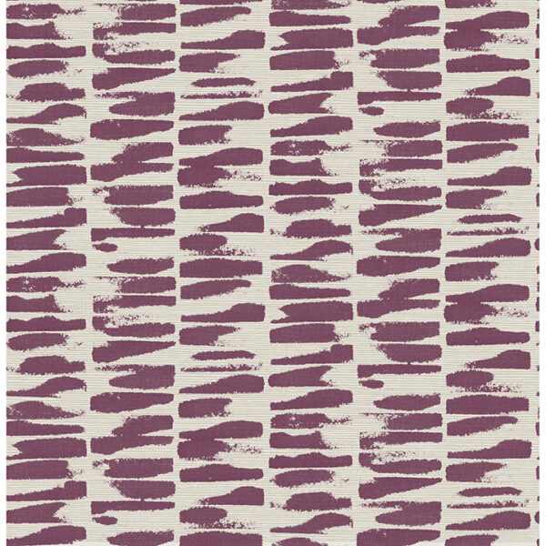 0087000 myrtle purple abstract stripe wallpaper