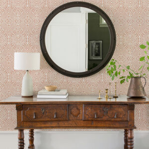 Lyon Coral Geometric Key Wallpaper