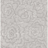 0087024 periwinkle sterling textured floral wallpaper