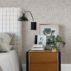 0087025 periwinkle sterling textured floral wallpaper