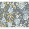 0087039 harper grey floral vase wallpaper