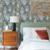 0087040 harper grey floral vase wallpaper