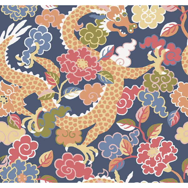 0087052 yanci orange dragon wallpaper