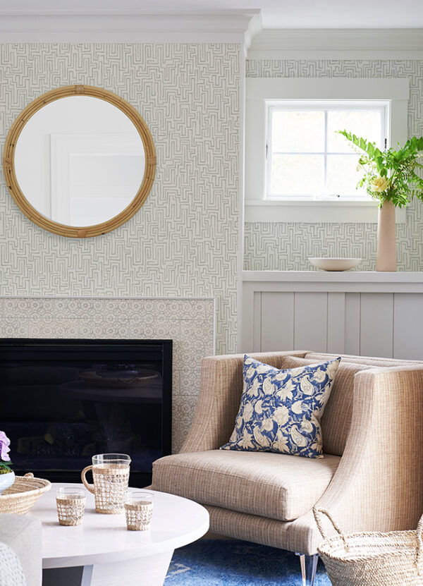 0087422 ramble grey geometric wallpaper