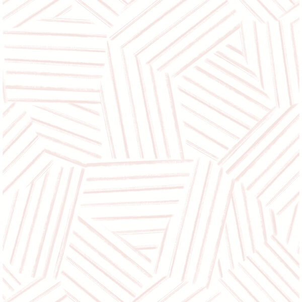 0087430 helene pink geometric lines wallpaper