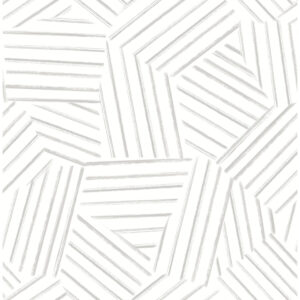 0087433 helene pewter geometric lines wallpaper