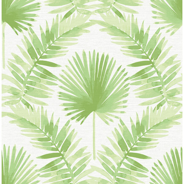 0087454 calla green painted palm wallpaper