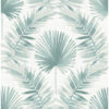 0087457 calla teal painted palm wallpaper
