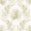 0087460 calla taupe painted palm wallpaper