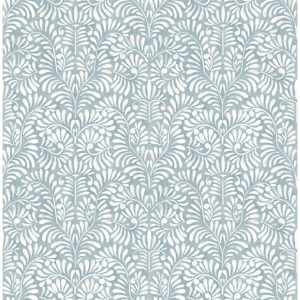 0087475 elma sky blue fiddlehead wallpaper