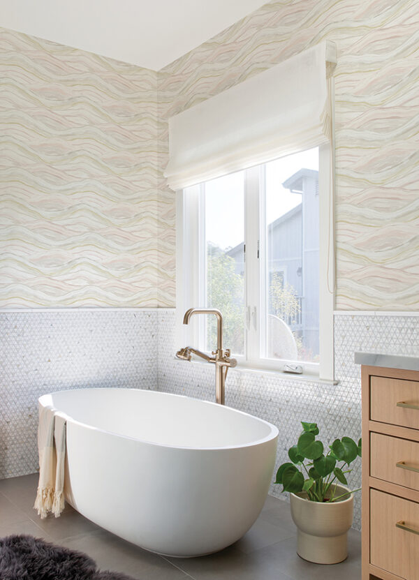 0087491 dorea pastel striated waves wallpaper