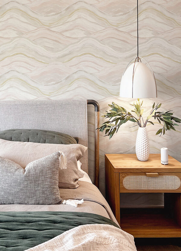 0087492 dorea pastel striated waves wallpaper