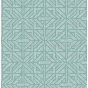 0087505 hesper teal geometric wallpaper