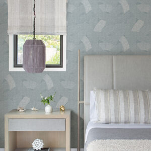 Tania Denim Woven Abstract Wallpaper