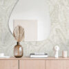 0087573 fildia taupe botanical wallpaper