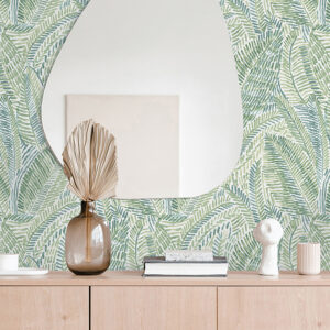Fildia Green Botanical Wallpaper