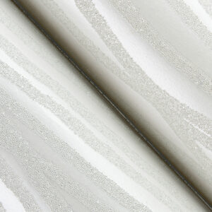 Galyn White Pearlescent Wave Wallpaper