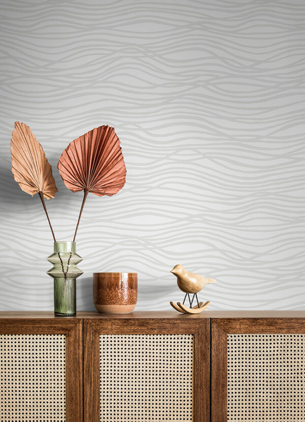 0087615 galyn white pearlescent wave wallpaper