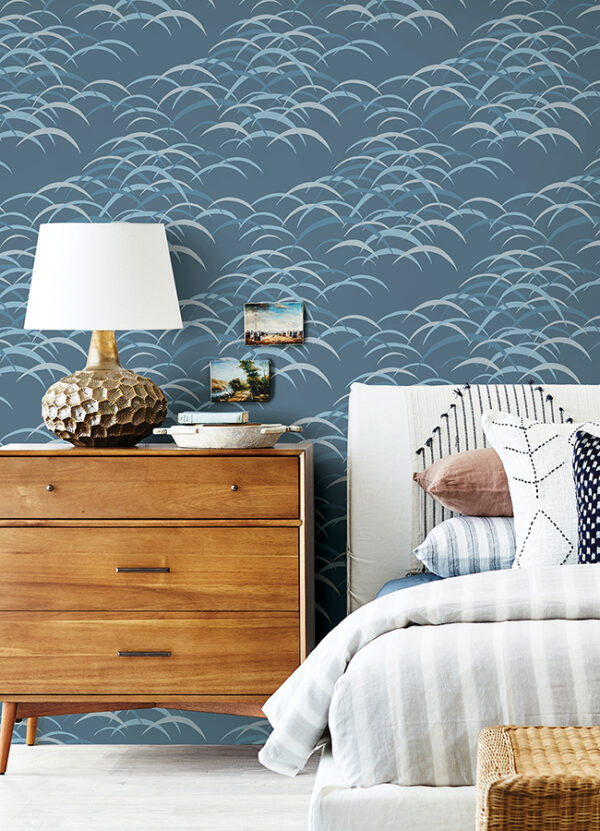 0087640 kasia dark blue abstract wallpaper