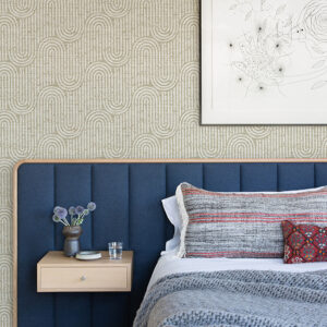 Trippet Light Brown Zen Waves Wallpaper by Scott Living