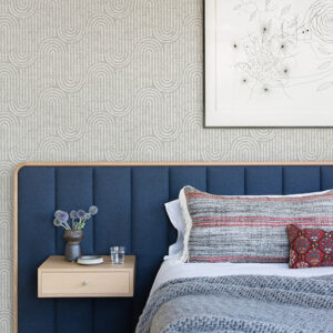 Trippet Bone Zen Waves Wallpaper by Scott Living