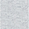 Trippet Blue Zen Waves Wallpaper by Scott Living
