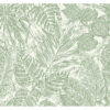Brentwood Green Palm Leaves Wallpaper by Scott Living