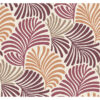 Trousdale Raspberry Fanning Flora Wallpaper by Scott Living