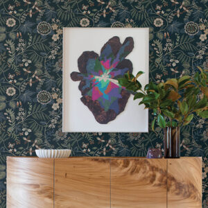 Marilyn Sea Green Floral Trail Wallpaper by Scott Living