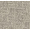 Mortenson Taupe Geometric Wallpaper by Scott Living