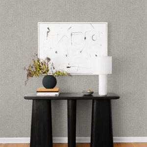 Mortenson Dove Geometric Wallpaper by Scott Living