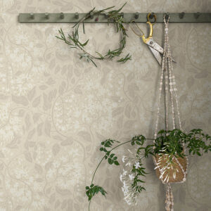 Turi Wheat Twining Vines Wallpaper