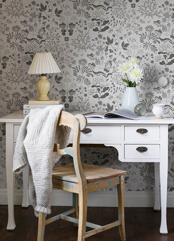 0089096 groh grey floral wallpaper
