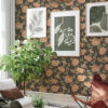 0089177 bernadina black rosebush wallpaper