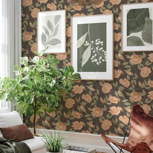 Bernadina Black Rosebush Wallpaper